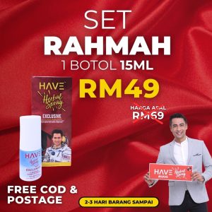 HAVE HERBAL SPRAY SET RAHMAH - 1 BOTOL 15ML